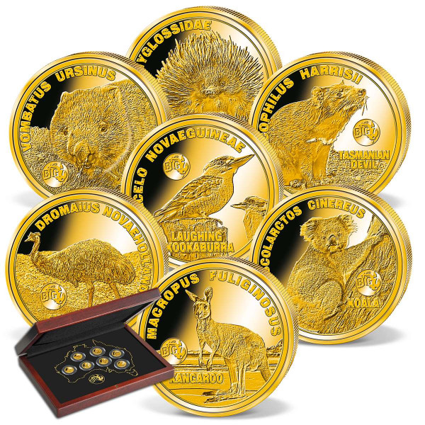 Kompletní sada 7 zlatých mincí "Big 7 Australia" CZ_1739143_1
