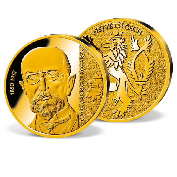 Pamětní ražba "Tomáš Garrigue Masaryk" ve zlatě CZ_9176001_1
