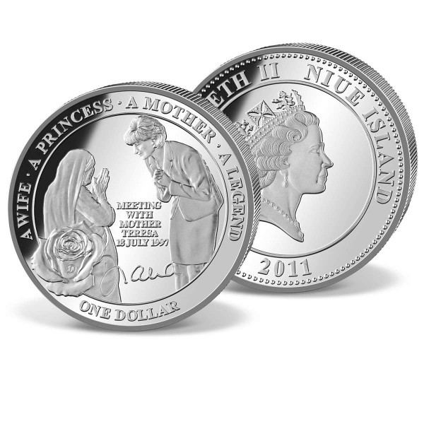 Pamětní 1 dolarová mince "Diana s Matkou Terezou" CZ_1683011_1