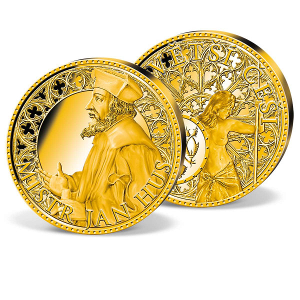 Jedinečná zlatá ražba "Mistr Jan Hus" CZ_9091654_1